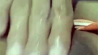 oh wow, my husband's cousin was hiding and watching me masturbate so i called him over and we hooked up hard