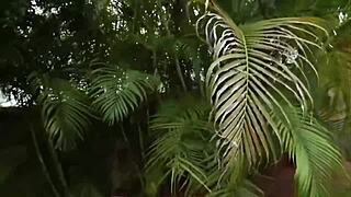 so this big dick guy slides into those tight ass cheeks while the horny babe with big tits blows him.