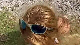 married blonde from sao paulo gives it to rio lover on beach