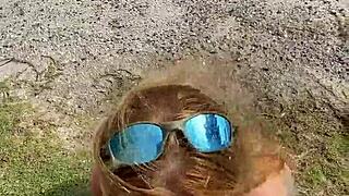 married blonde from sao paulo gives it to rio lover on beach