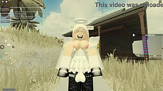 what's this roblox porn with blonde bitch bent over in wet doggystyle sex