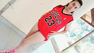 She didn't want to fuck at first, but I convinced her with intimate touches and she got hot for creampie sex