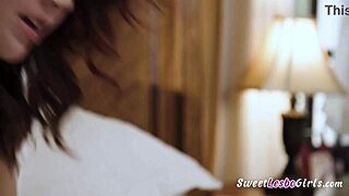 freya parker and katrina colt get into it, with the brunette rubbing her clit as redhead friend licks pussy.