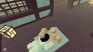 Why is this noob fucking the baddie in random low quality Roblox sex scene?