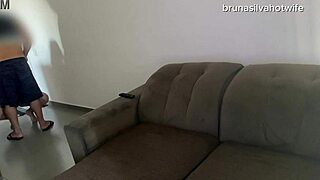 Wow this married Brazilian wife gets assfucked hard while her husband works!