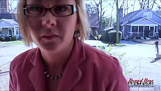 Oh God, Horny Blonde Milf Primrose Gives Blowjob and Swallows Cum After Doggystyle With Big Cock