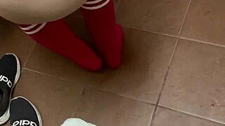 Cute Pink Sock Freak Gets Rough BBC Orgasm And Squirting!