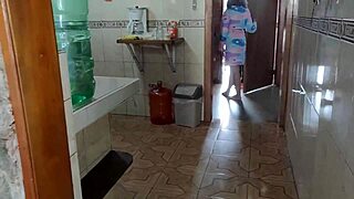 Blindfolded Latina Girlfriend Gets Huge Ass Fucked By Friend While Husband Watches In Cuckold Party!