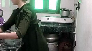 Desi Wife Gets Hot Rough Action in Kitchen While Cooking!