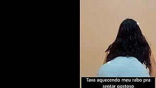 i shake my big ass in short shorts and tease with creampie potential