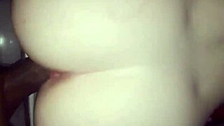 Intense Interracial Encounter With Black Cock Pounding White Pussy From Behind