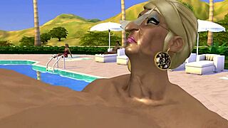 Hot Hooters 3 - Banging The Giant-Titted Resort Owner - Sims 4!