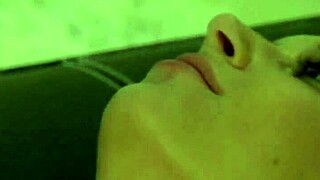 Brunette babe bends over for doggystyle pounding. She gives blowjob in missionary with wet natural tits.