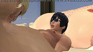 Hot Hooters 3 - Banging The Giant-Titted Resort Owner - Sims 4!