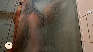 big black cock fucks milf hard in bath she swallows all cum