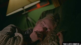 the stunning petite blonde teen gets drenched in sweat, fingering her tight wet pussy and clit close-up until she reaches a powerful orgasm