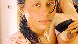 My step sister just licked all my cum right out of our girlfriend's tight wet pussy