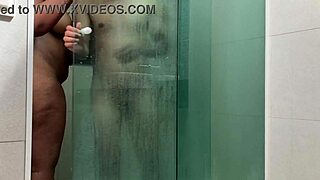 Amateur Asian Babe with Big Ass and Natural Tits Gets Taken from Behind in Steamy Shower