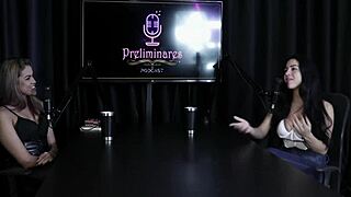 Blonde Brazilian Teen in Lingerie Joins Bisexual Swingers Group for Glamour Sex and Spanish Tit Play