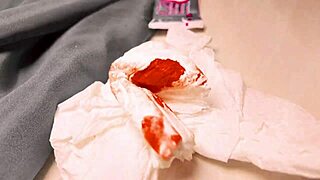 My step sister just licked all my cum right out of our girlfriend's tight wet pussy