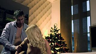 kendos merry christmas soft opens the gift with blowjob cumshot and facial quickie