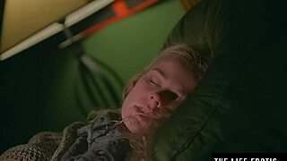 the stunning petite blonde teen gets drenched in sweat, fingering her tight wet pussy and clit close-up until she reaches a powerful orgasm