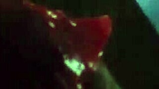 amateur wife deepthroats monster cock with sloppy fetish blowjob and handjob on webcam