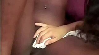 babe teases with wet panties during solo fetish masturbation session