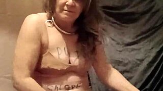 I Felt So Humiliated As Esclave F In Bondage, Masturbating With Dildo And Spanking In Outdoor French Exhibition