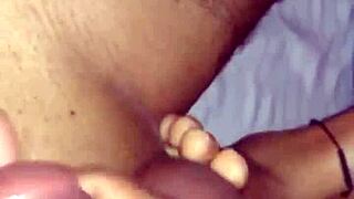 18yo virgin stepsister gives deepthroat blowjob and footjob with wet feet