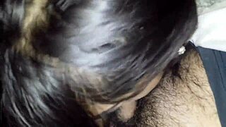 The Serbian hooker gave a quick blowjob in the car during the ride