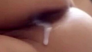 young amateur asian babe takes anal fucking from big cock until cumshot in her big ass