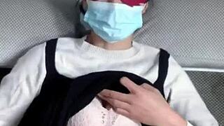 asian woman with big wet pussy masturbates solo in sexy wet scene