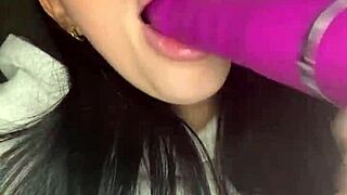 hey that horny british girl plays solo with toys