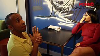 in this wild scene a brazilian wife bends over for deep anal pounding from a monster black cock, moaning loudly as he slaps her juicy ass