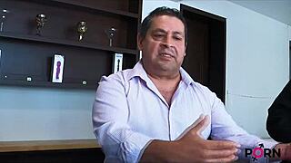 Tony Furia Casting Cute Brunette Latina Teen In Lingerie Interview