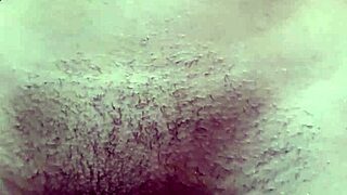 Young petite teen with small tits walks streets in shorts without panties revealing hairy wet pussy