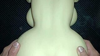 sally bends over the desk for doggystyle pounding. he slaps her big ass and fills her with creampie.