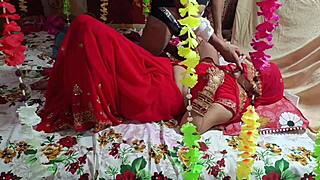 Get bent over for first-time Indian couple's doggystyle Suhagraat sex!