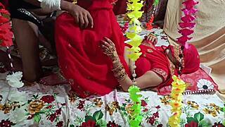 Get bent over for first-time Indian couple's doggystyle Suhagraat sex!