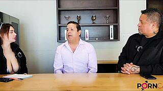 Tony Furia Casting Cute Brunette Latina Teen In Lingerie Interview