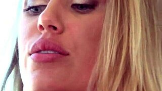 Classy milf bombshell nicole aniston spreads in fishnets for deep anal and pussy riding with lucky stud in hotel.