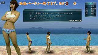 i love this ball kicking action game with japanese femdom cfnm fun