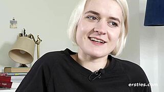 Luisa, you're having this drenching squirting orgasm with your big tits and pussy close up.