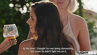 Adorable Brunette Babe Baby Nicols Takes Deep Anal Drilling with Rimjob, Blowjob, and Cowgirl Riding in Lingerie.