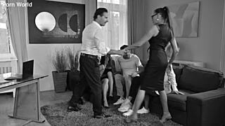 i'm slutty student candee licious taking dp from hungarian teacher in office with choking and cumshot