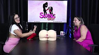 Brazilian Group in See-Through Lingerie with Realistic Ass and Pussy Prosthesis Dolls