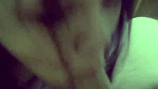 she takes his deepthroat skills to the limit before a creampie finish in this milf couple session