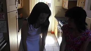 Kinky Cougar Sucking Cock And Fingering In Lingerie!