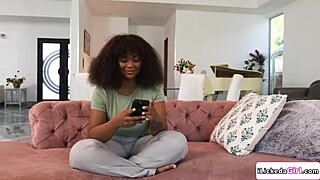 what if this busty latina gets facesat and fingered by a married ebony and black lesbian couple in interracial threesome